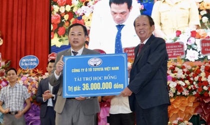 Toyota Việt Nam tặng 115 suất học bổng cho sinh viên các trường kỹ thuật và âm nhạc